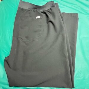 Figs Women's 4XL Deep Black Scrub Pants